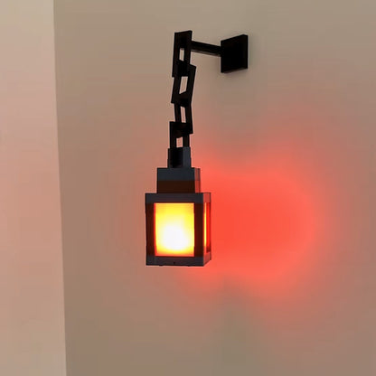 Relic Lantern glowing on its wall bracket