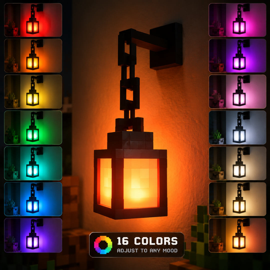 Relic Lantern 16 color options shown side by side